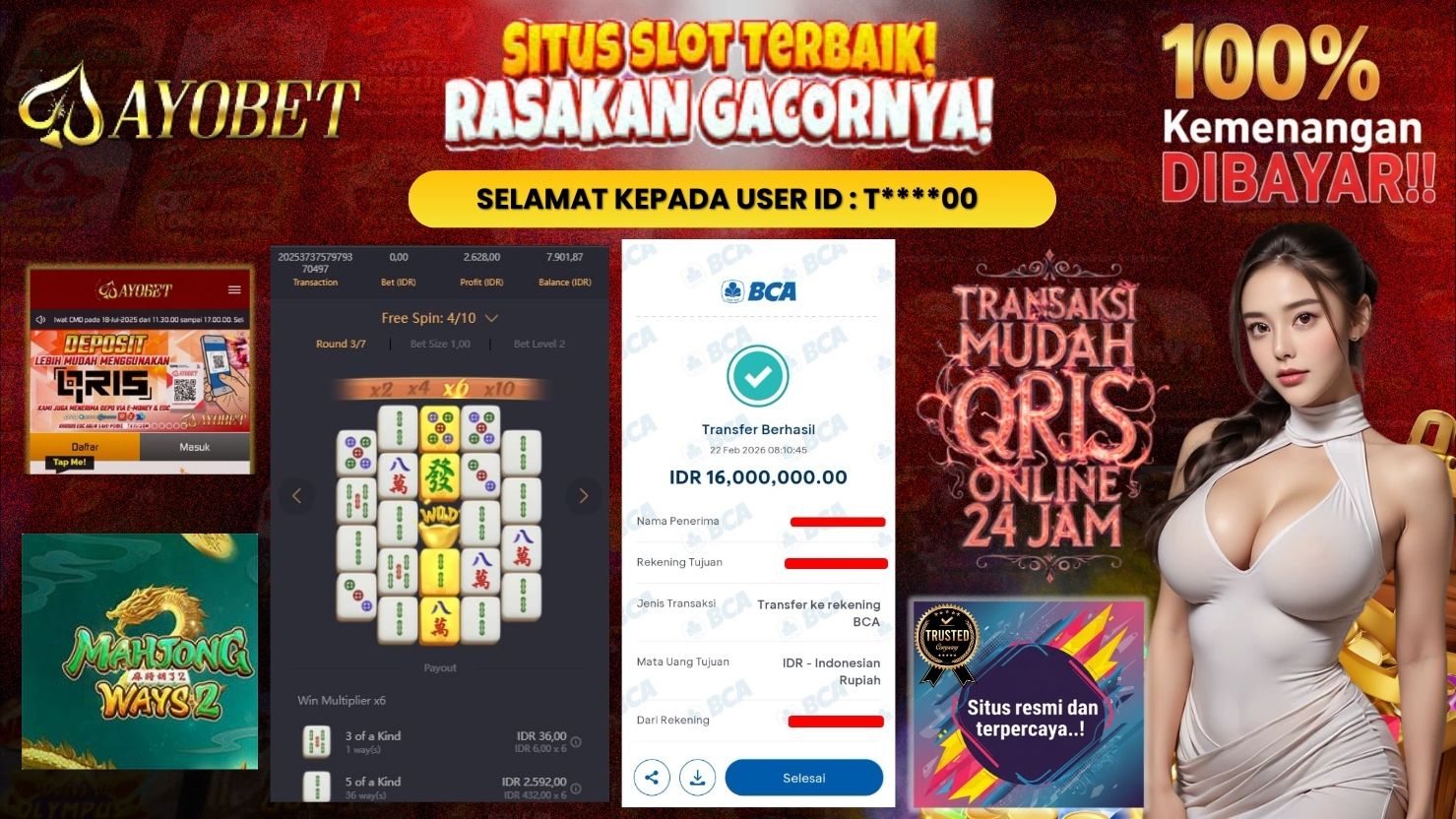 AYOBET JACKPOT SLOT MAHJONG WAYS 2